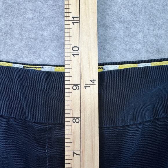 J.Crew Chino Short Womens 10 City Fit Classic Twill Mid-Rise Navy Blue Cotton - Picture 7 of 8